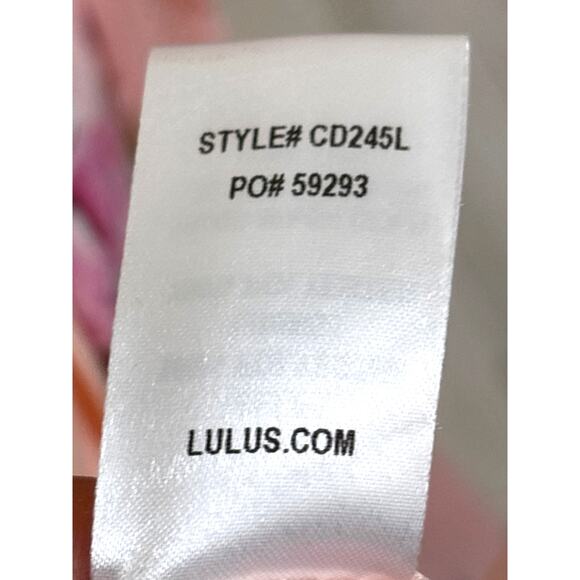 Lulus Womens XS Pink Floral Bodacious Bella Sleeveless Beach Maxi Dress NEW - Picture 7 of 7